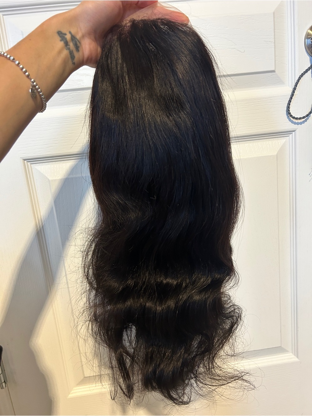 Human hair 13*4 HD lace Front Wig-Body Wawe 22”-24” (  brown)
